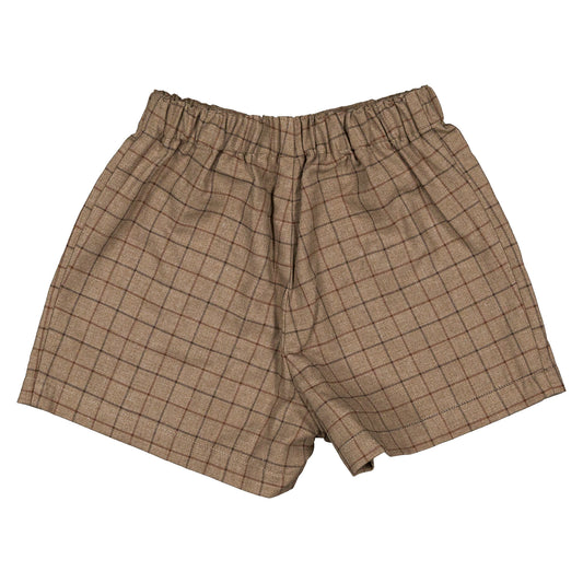 Short SEVRES - brown tiles [Maison Marelle](25AW Drop1)