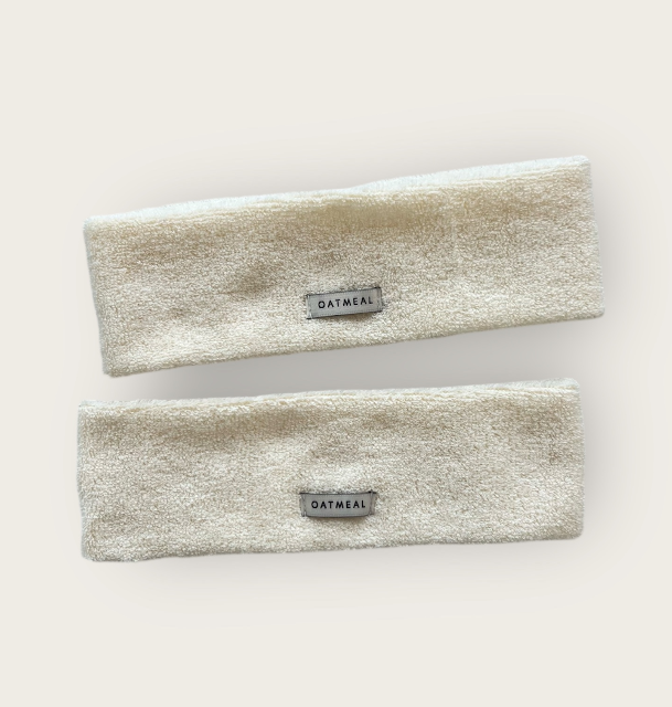 【予約商品】Terry hairband [Oatmeal] (26SS)【2026年3月中旬以降順次発送】