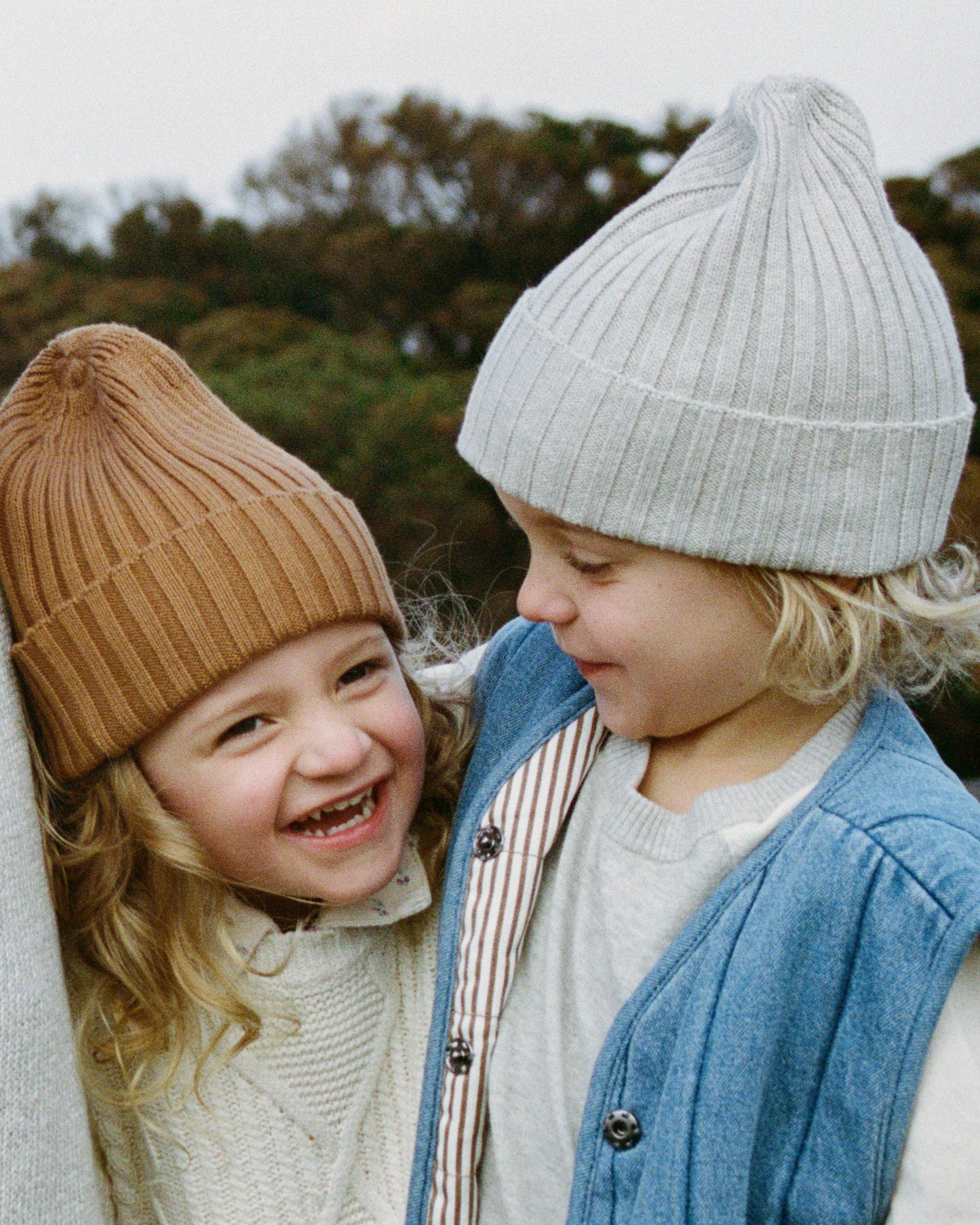 Ribbed Pixie Beanie - Toast [GROWN](25KIDS CLUB)