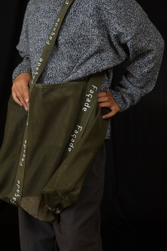 Tote Bag - Moss green [Façade](25AW)