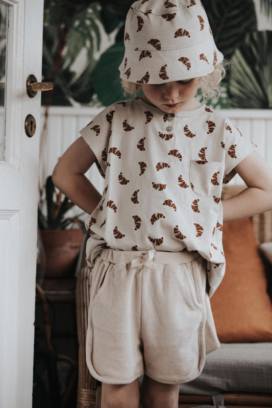 NO SLEEVE TSHIRT CROISSANT ORGANIC