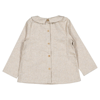 【オーダー会】 Shirt COURCELLES - flannel beige [Maison Marelle](25AW Drop1) 【2025年12月中旬以降発送予定】