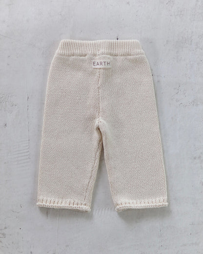 Knit bottom - Cream [EARTH THE ARCHIVE] (26AW)