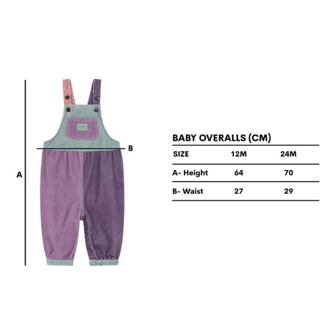 ROMARIA BABY OVERALLS [Favorite People] (25AW)