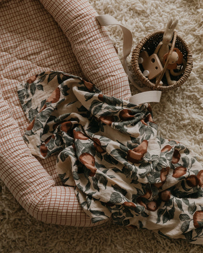Muslin Swaddle Blanket - POMME [garbo&friends]