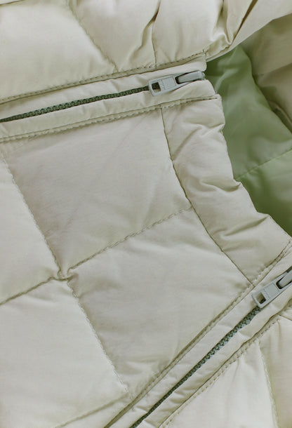 Lightweight padded jumpsuit - Light Olive [EARTH THE ARCHIVE] (26AW)