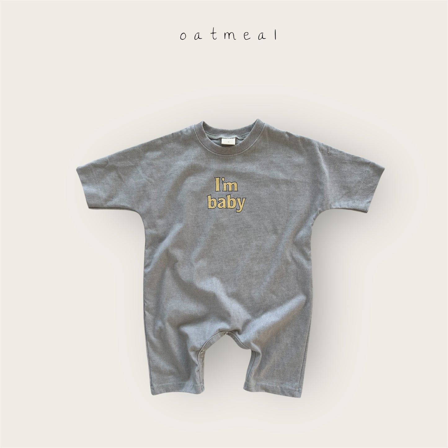 【予約商品】bebe-I am suit [Oatmeal] (26SS)【2026年3月中旬以降順次発送】