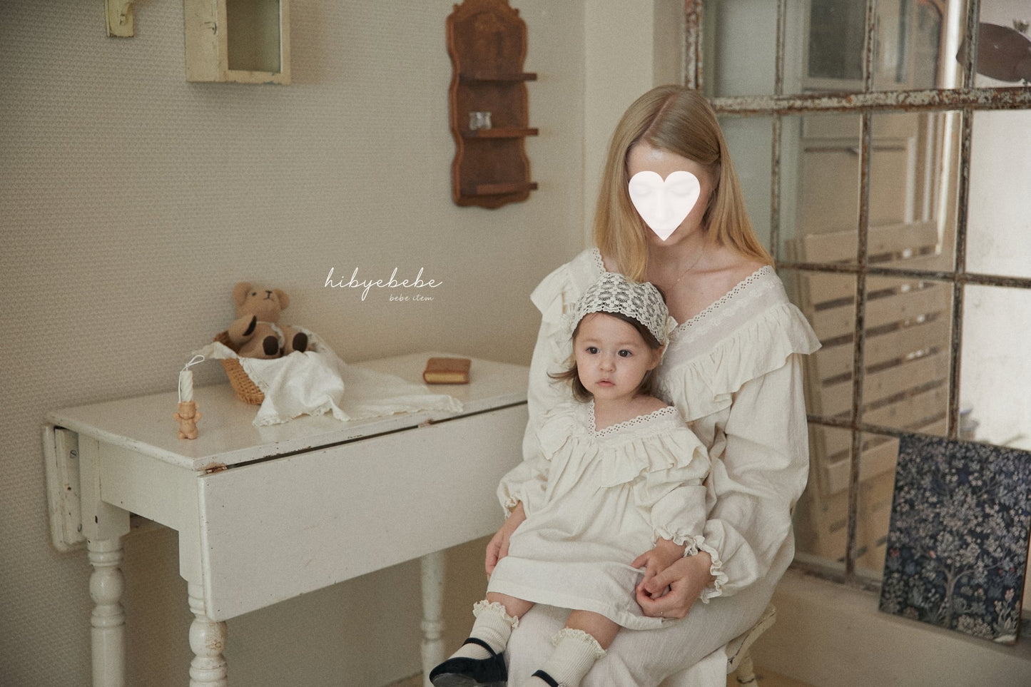 [hi bye bebe] V frill onepiece
