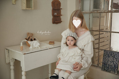 [hi bye bebe] V frill onepiece