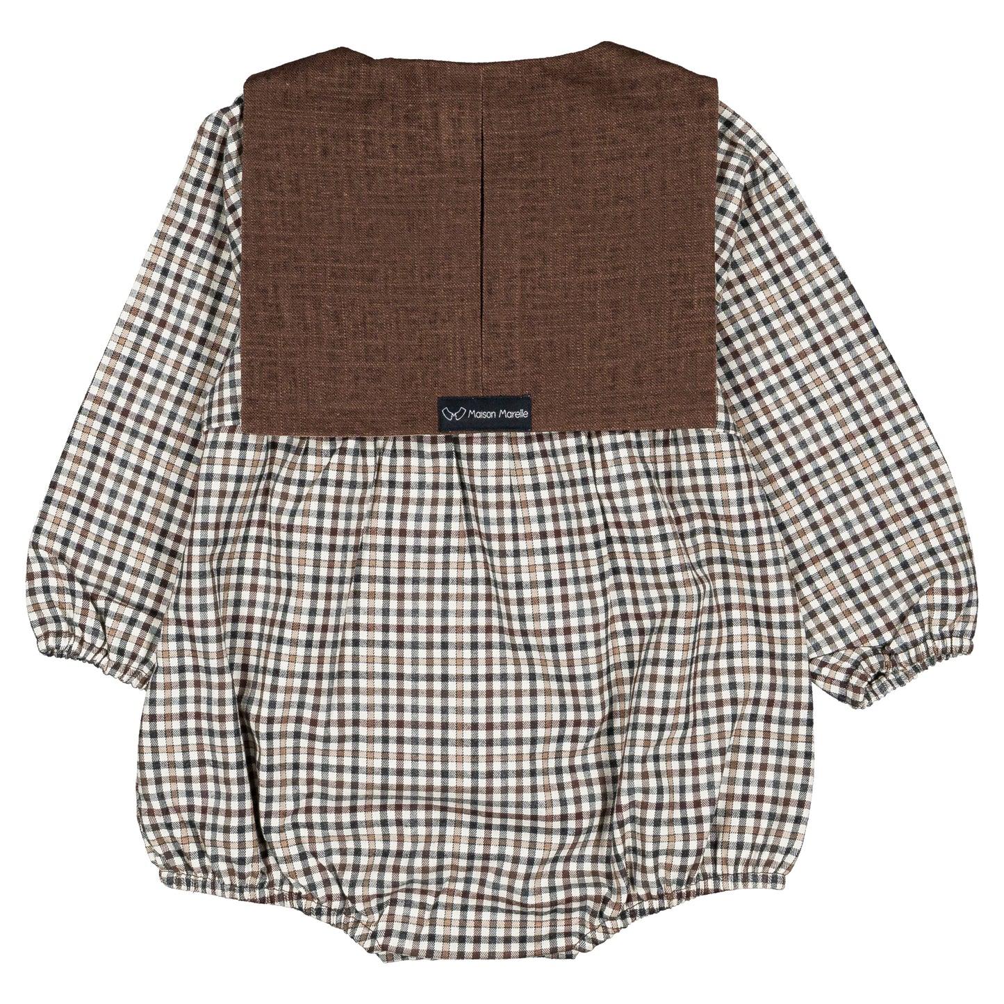 【オーダー会】 Romper CAMBON - brown collar [Maison Marelle](25AW Drop1) 【2025年12月中旬以降発送予定】