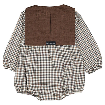 【オーダー会】 Romper CAMBON - brown collar [Maison Marelle](25AW Drop1) 【2025年12月中旬以降発送予定】