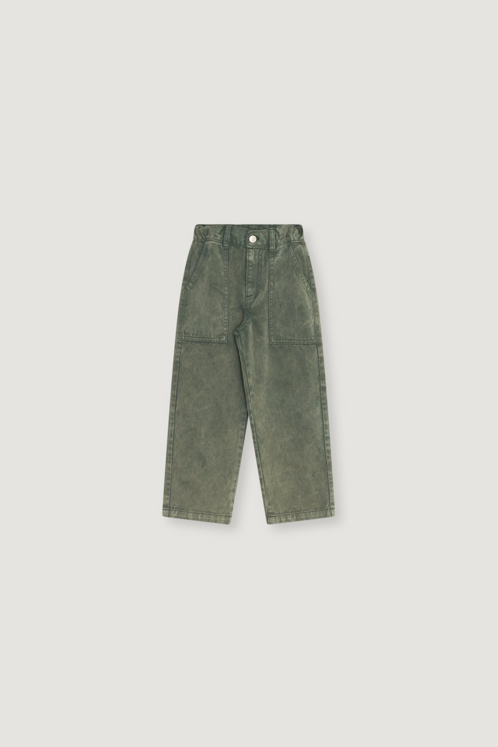 TNS Denim Baggy Pant - Tea Leaf [the new society](26AW)drop1