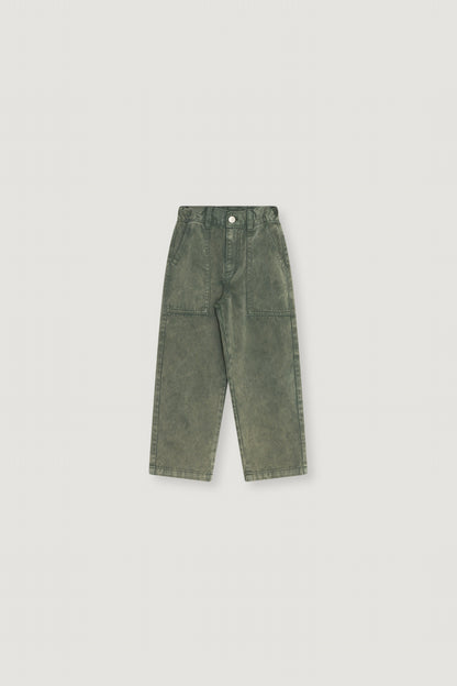 TNS Denim Baggy Pant - Tea Leaf [the new society](26AW)drop1