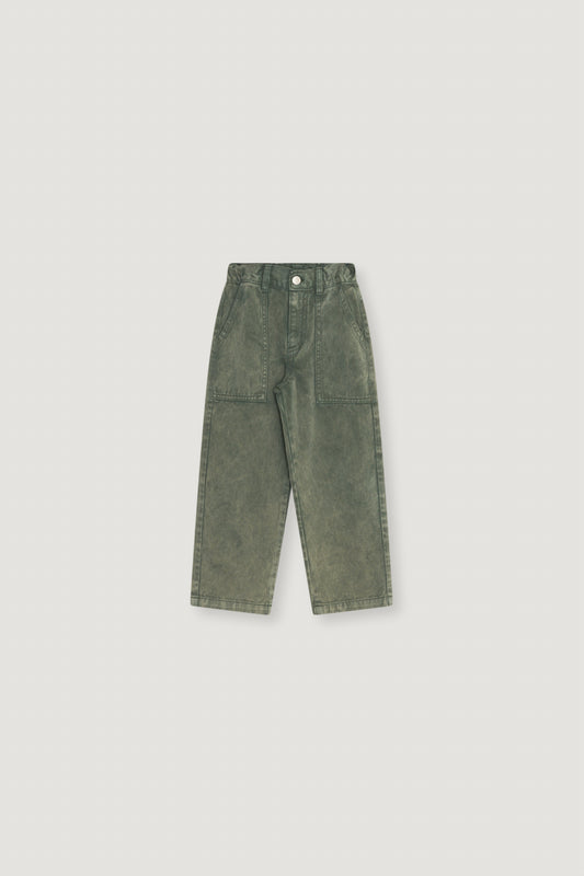 TNS Denim Baggy Pant - Tea Leaf [the new society](26AW)drop1