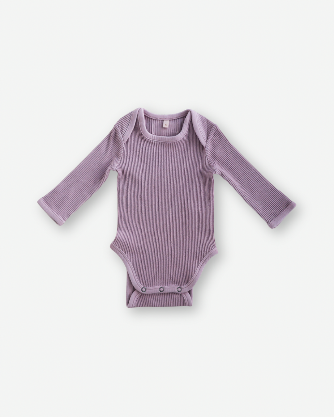 Longsleeve baby suit - Cotton Lavender [EARTH THE ARCHIVE] (26AW)