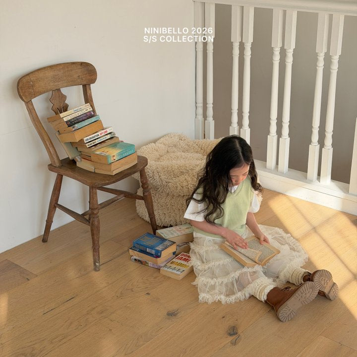 【予約販売】Mille-feuille skirt [NINIBELLO] (26SS)【2026年2月下旬以降順次発送】