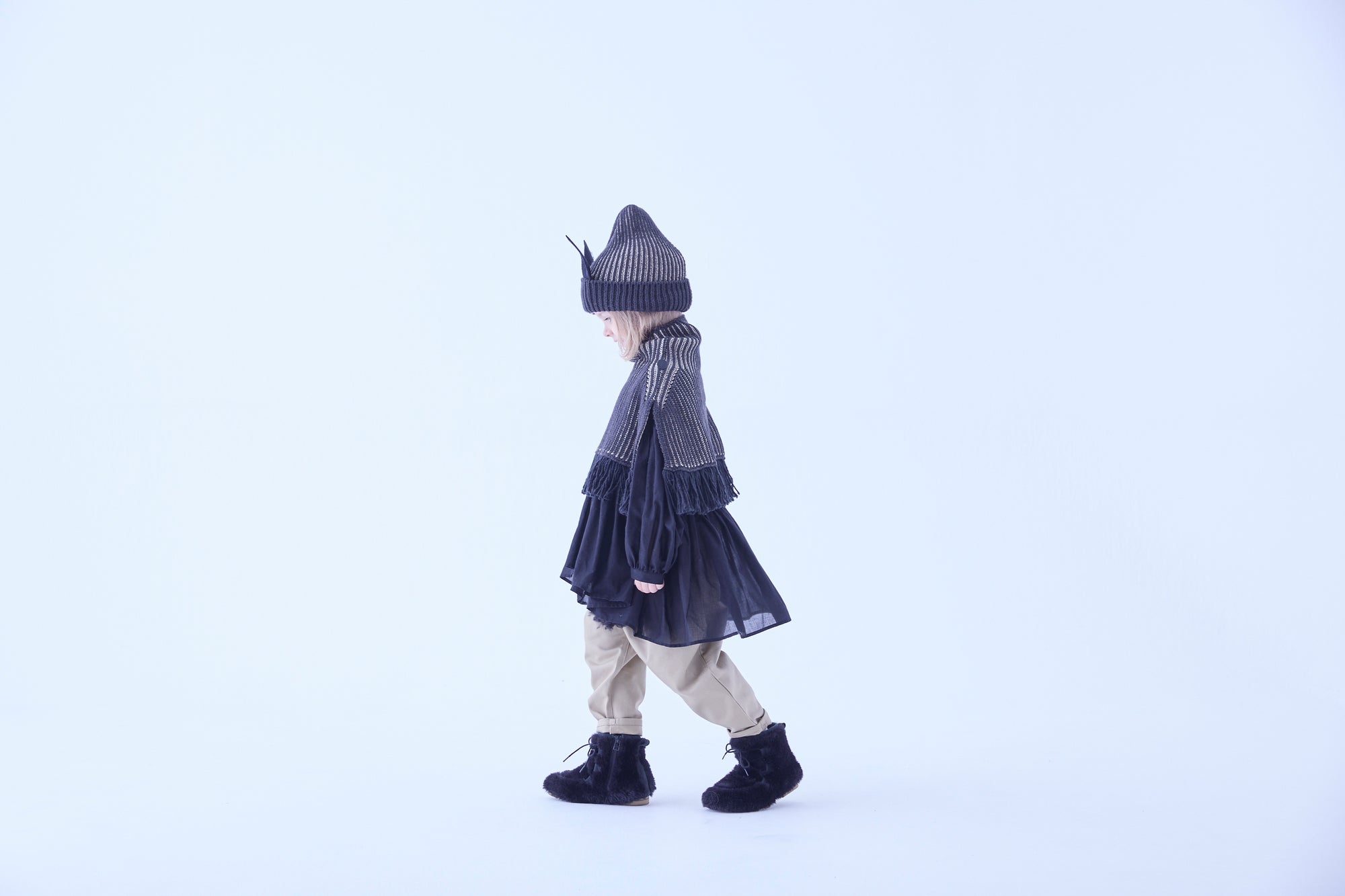 Beast Beanie Ⅱ by CA4LA - Black [eLfinFolk ] (25AW•Drop2)