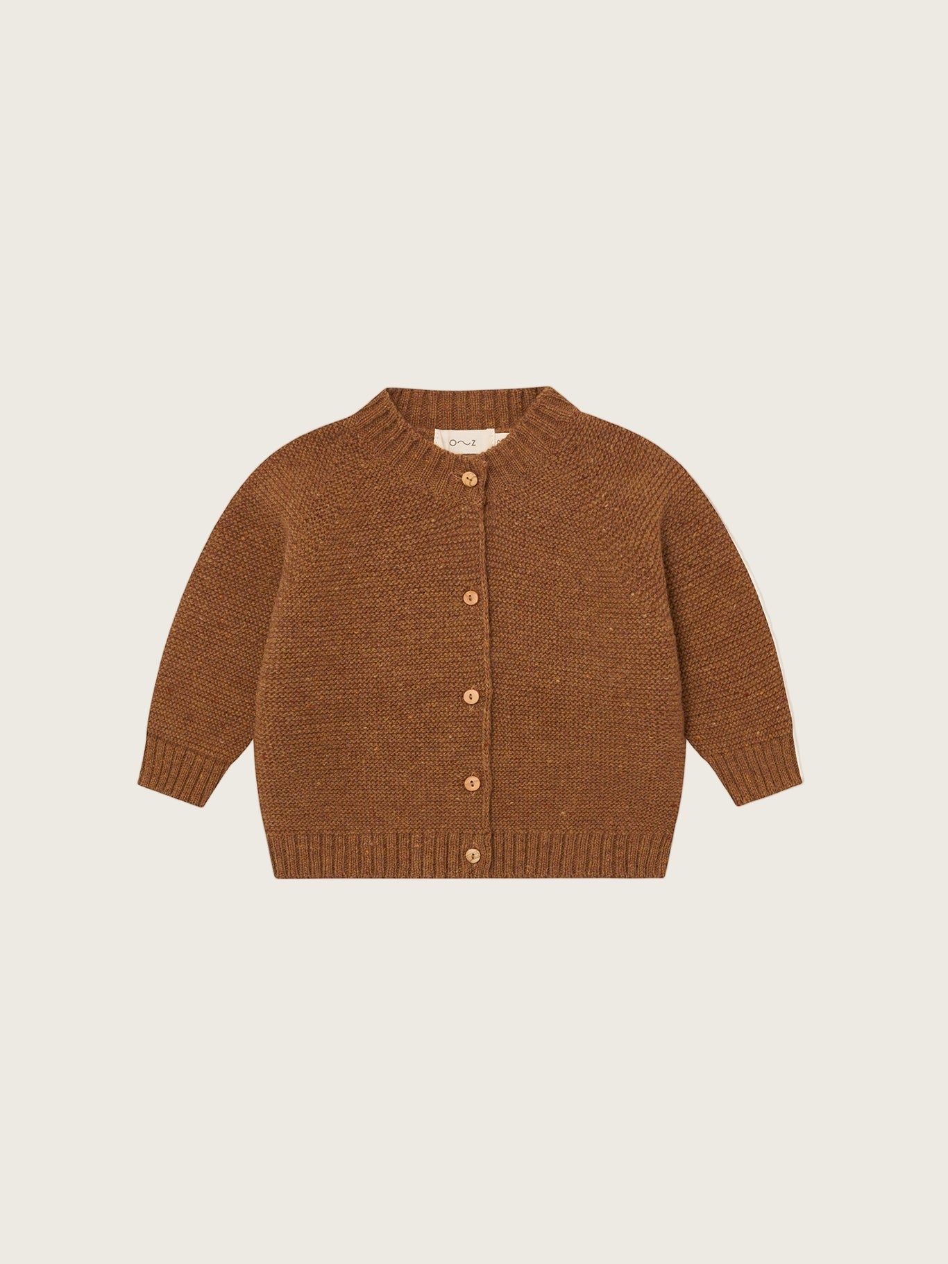 CHESTNUT WOOL CARDIGAN [organic zoo] (25AW)