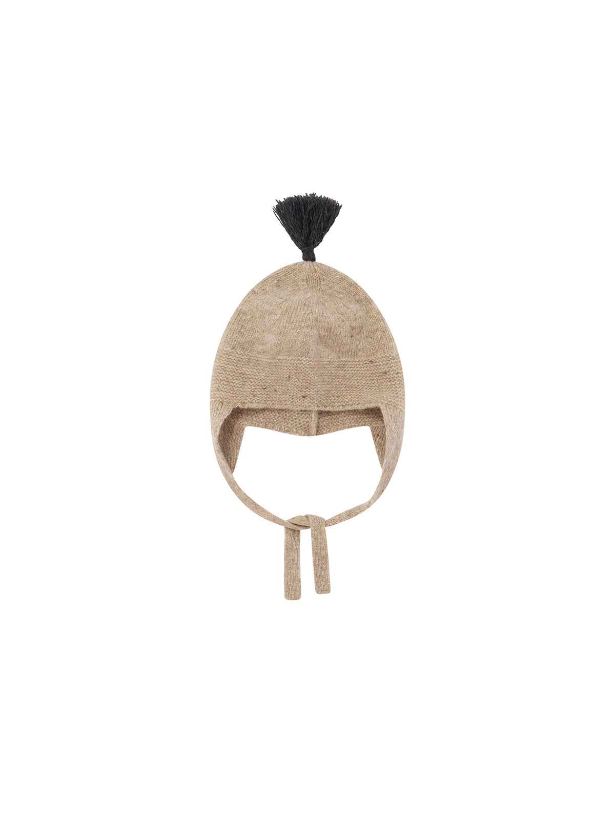 Oatmeal contrast Tassel Hat [Organic Zoo](26AW)drop1