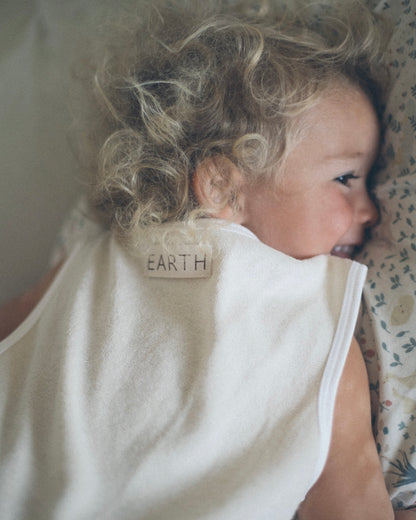 Sleeping vest - Ecru Cream [EARTH THE ARCHIVE] (26AW)
