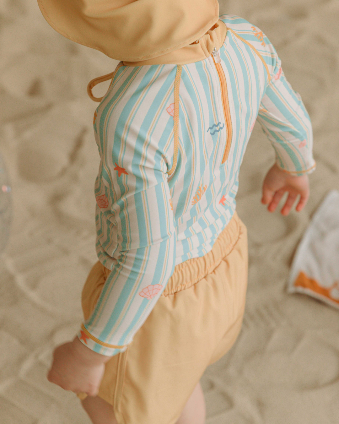 Ocean Play Rash Guard SET (3PCS)  [Doucement] (25SS)