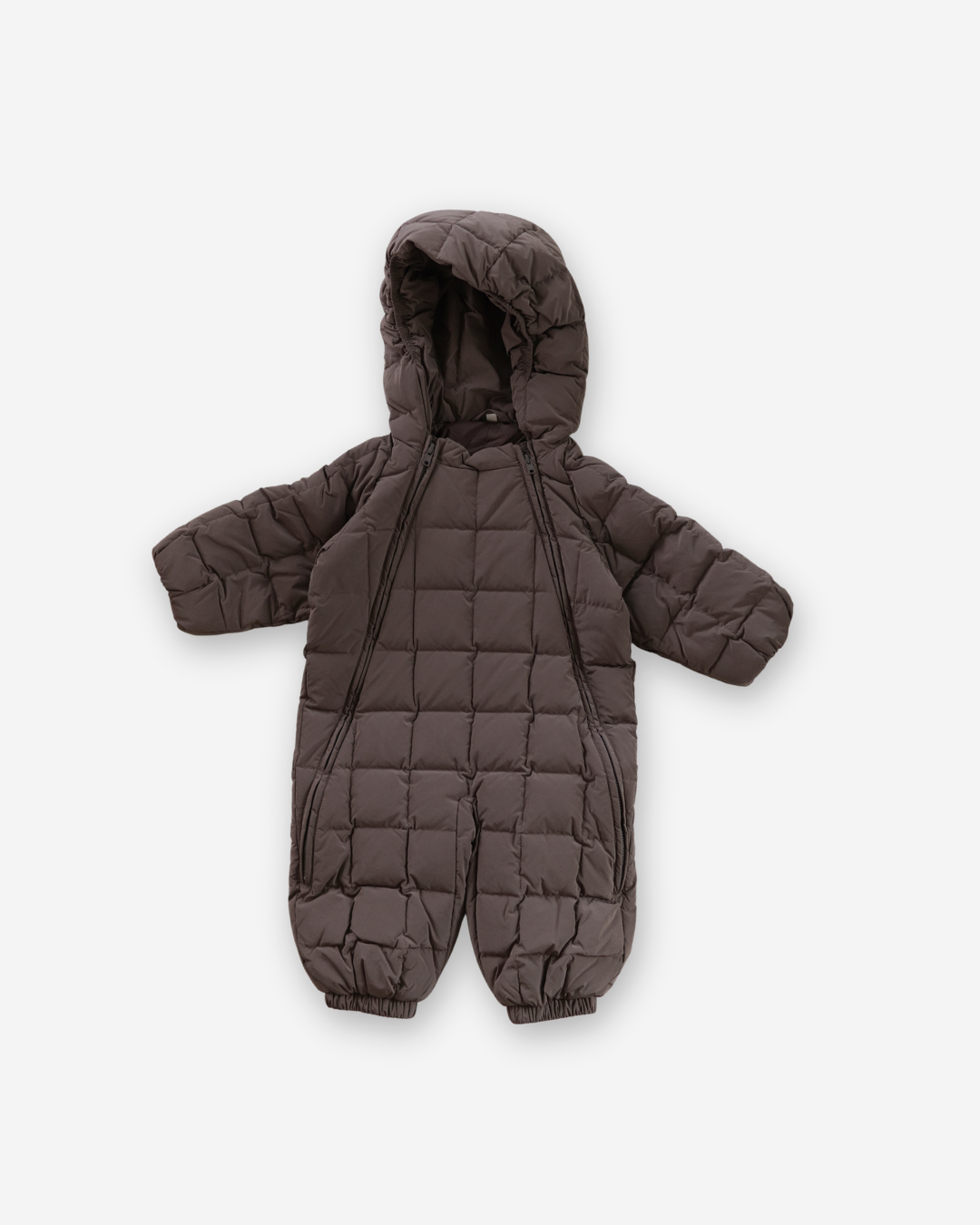 Lightweight padded jumpsuit - Brown [EARTH THE ARCHIVE] (26AW)