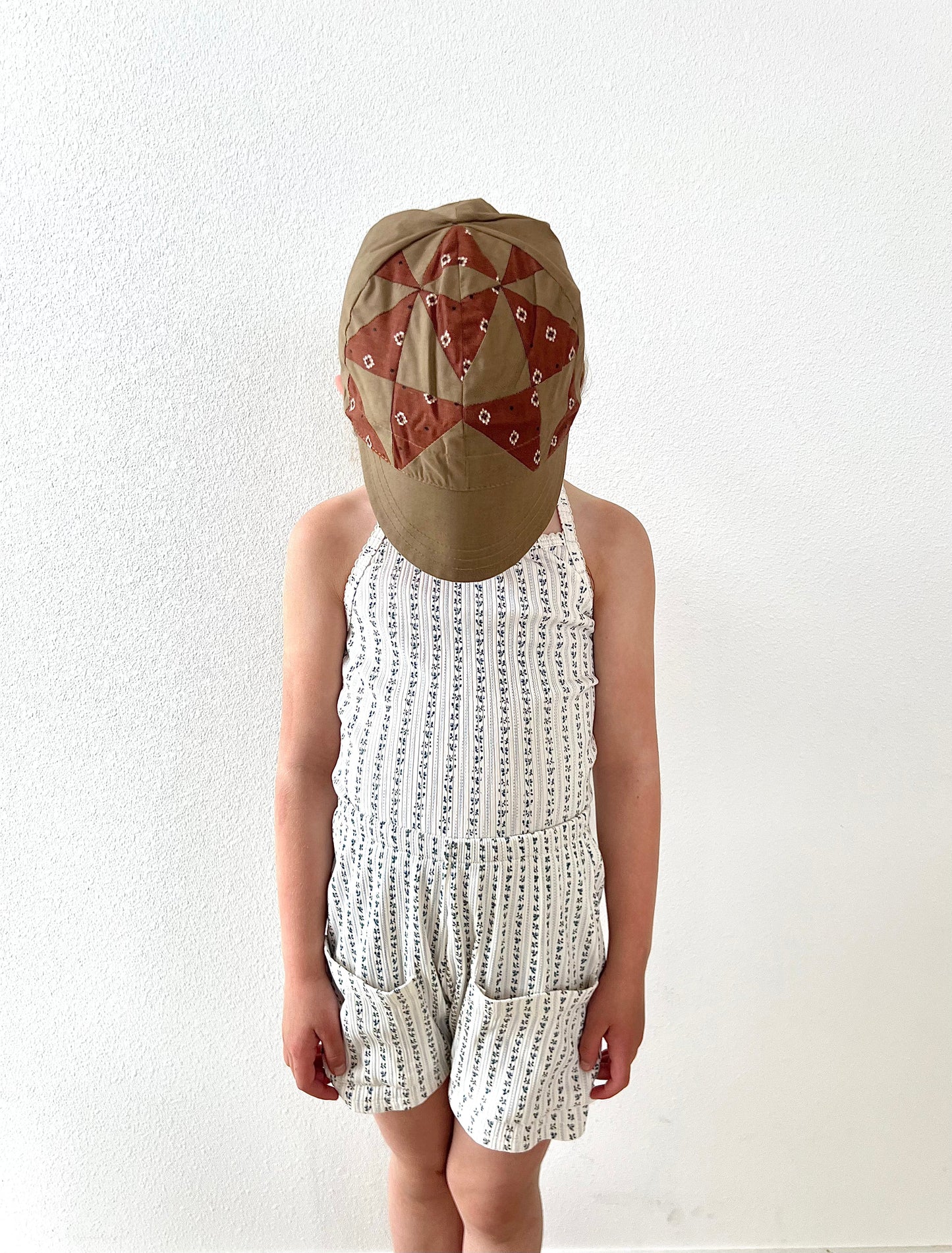 [iver and isla] patchwork cap  (acorn) - SS24