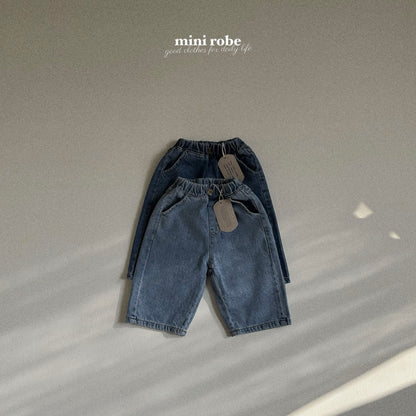 [minirobe] side denim pants - SS24