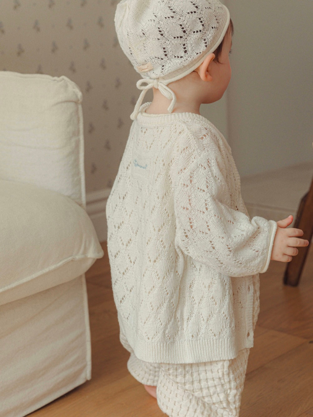 Leaf Breeze Beanie - Cream [Doucement] (26SS)