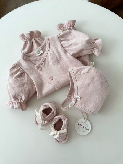 【予約商品】Noah Newborn Shoes [monbebe] (26SS)【2026年3月中旬以降順次発送】