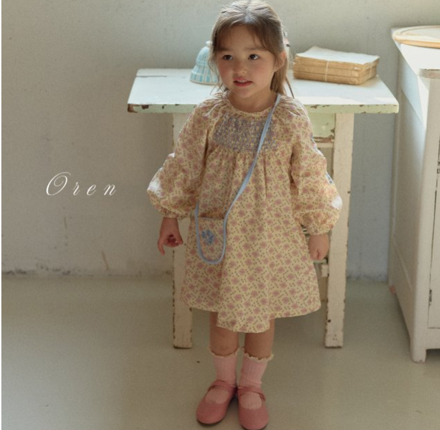 【予約商品】Daisy Smoke One Piece [Oren] (26SS)【2026年3月中旬以降順次発送】