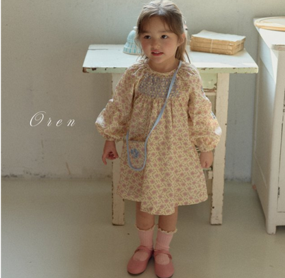 【予約商品】Daisy Smoke One Piece [Oren] (26SS)【2026年3月中旬以降順次発送】