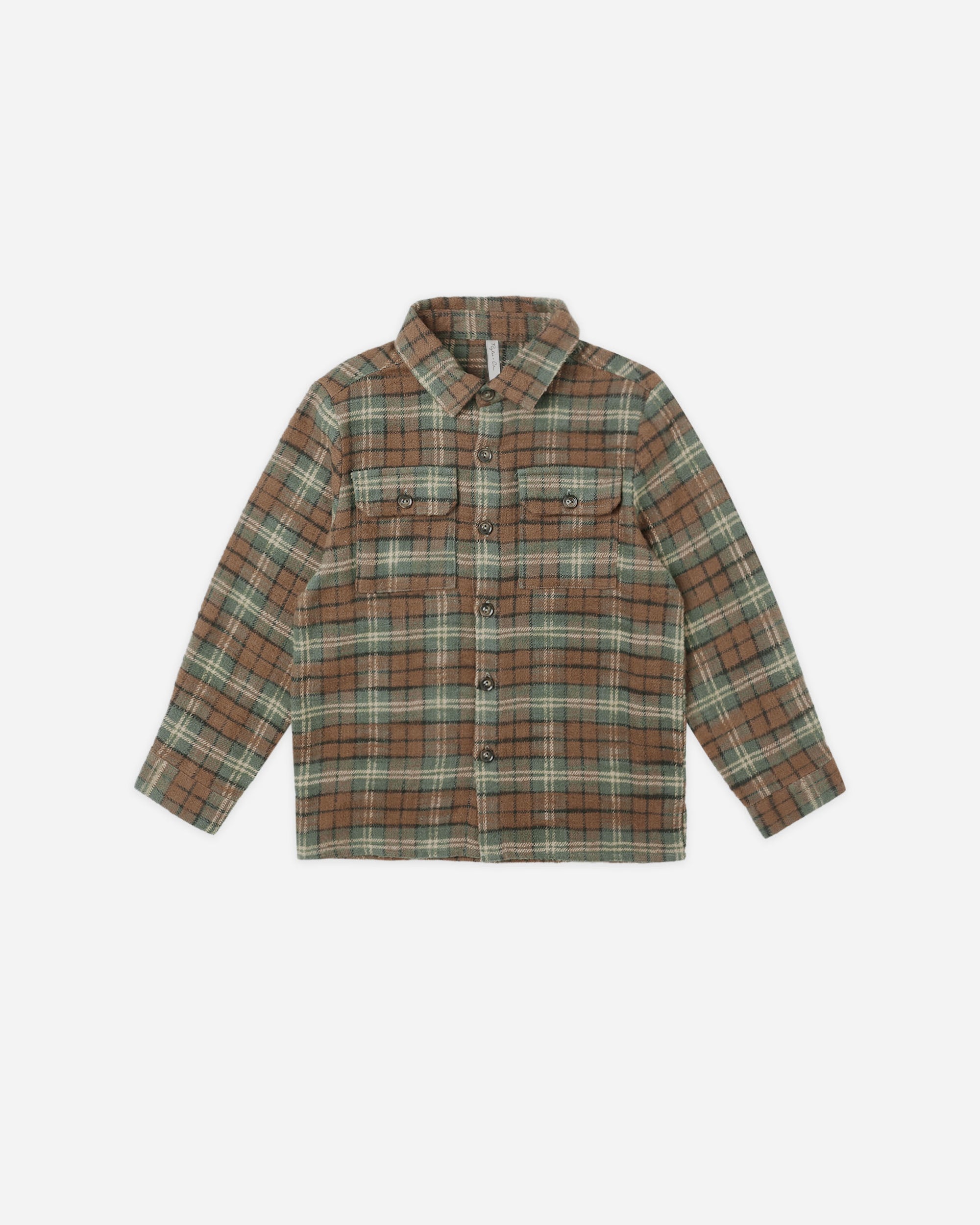 POCKETED FLANNEL SHIRT - HOLIDAY PLAID [Rylee + Cru](25AW Drop3)