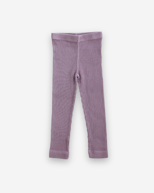 Ribbed pants - Cotton Lavender [EARTH THE ARCHIVE] (26AW)