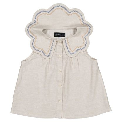 Blouse BAUME- double embrodery [Maison Marelle](25SS DROP2)