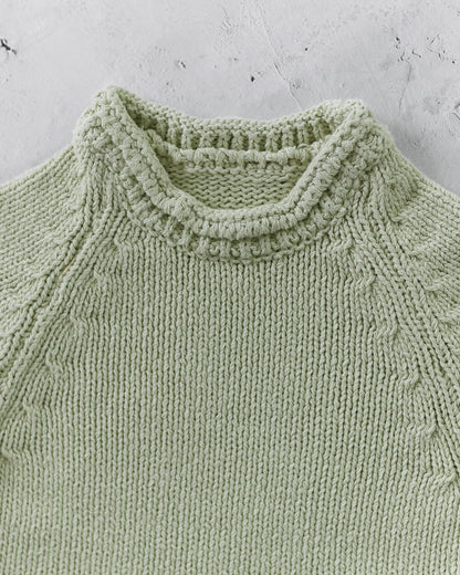Knit top - Light Olive [EARTH THE ARCHIVE] (26AW)