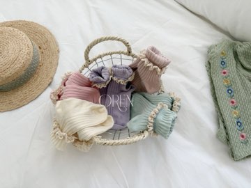 【予約商品】lace sock set [Oren] (26SS)【2026年3月中旬以降順次発送】