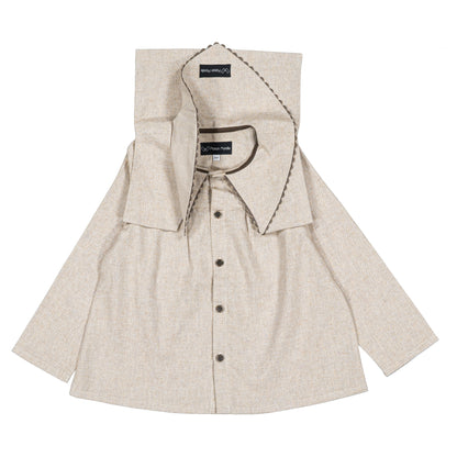 【オーダー会】 Shirt DUC - flannel beige [Maison Marelle](25AW Drop1) 【2025年12月中旬以降発送予定】