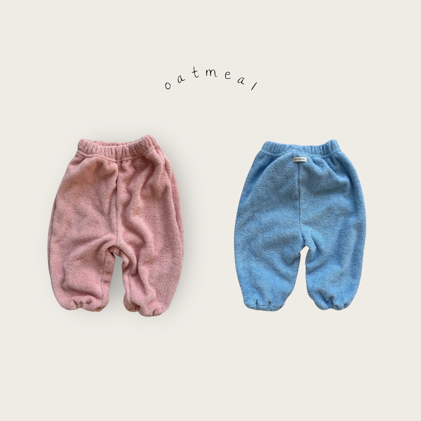 【予約商品】bebe-terry pants [Oatmeal] (26SS)【2026年3月中旬以降順次発送】