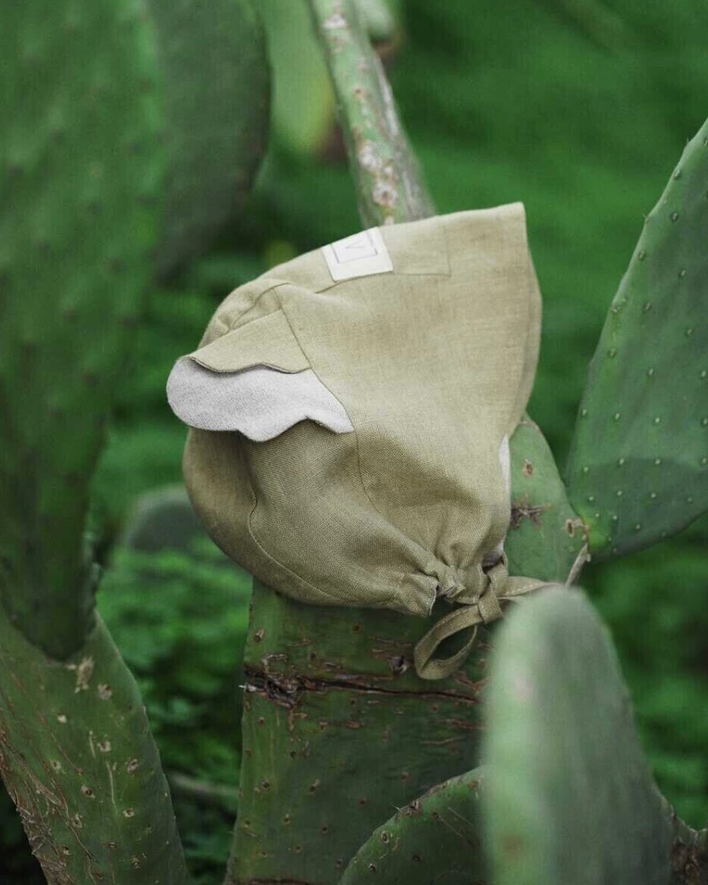 帽子 ASH generation fox bonnet オーダー会】[ASH generation] FOX BONNET (linen) 【2024年5月