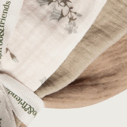 [garbo&friends] Bluebell Burp Cloths / 3 pcs set