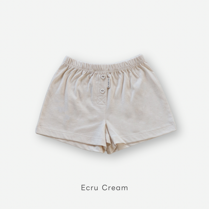 【26年11月オーダー会】 Button Shorts [EARTH THE ARCHIVE] (全2色) 【2026年3月上旬以降お届け予定】