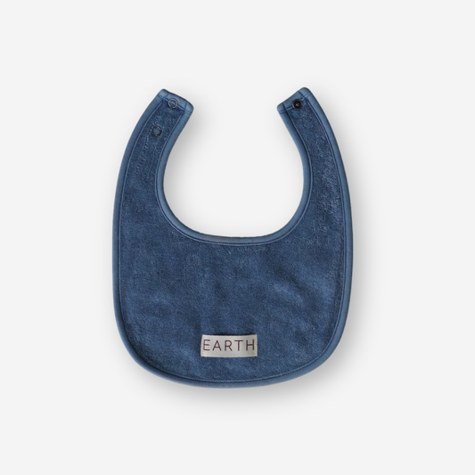 Organic Bib - Blue [EARTH THE ARCHIVE] (26AW)