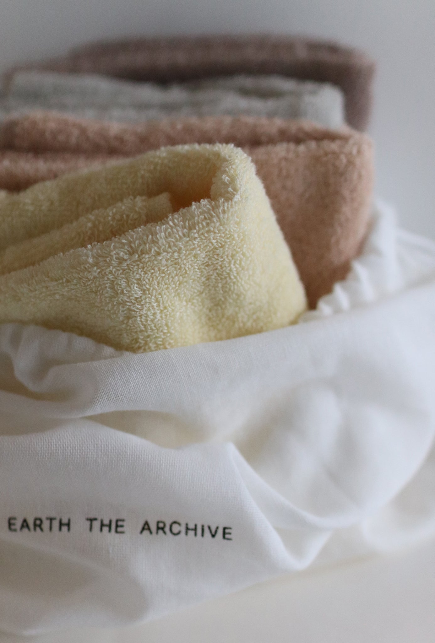 Plant Dyed Organic Towel - Hand [EARTH THE ARCHIVE] (全5色)