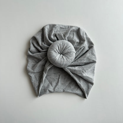 donut turban / gray