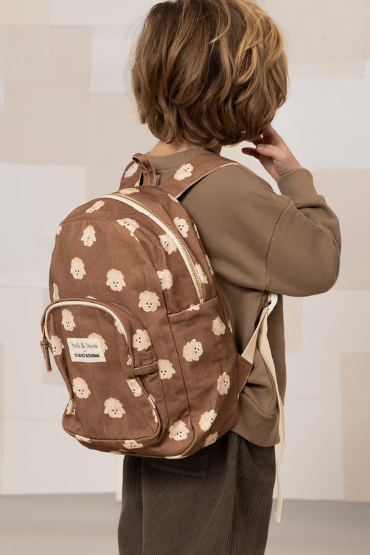 KIDS BAG - MOCHA / DOG [STUDIO BOHEME] (25AW)
