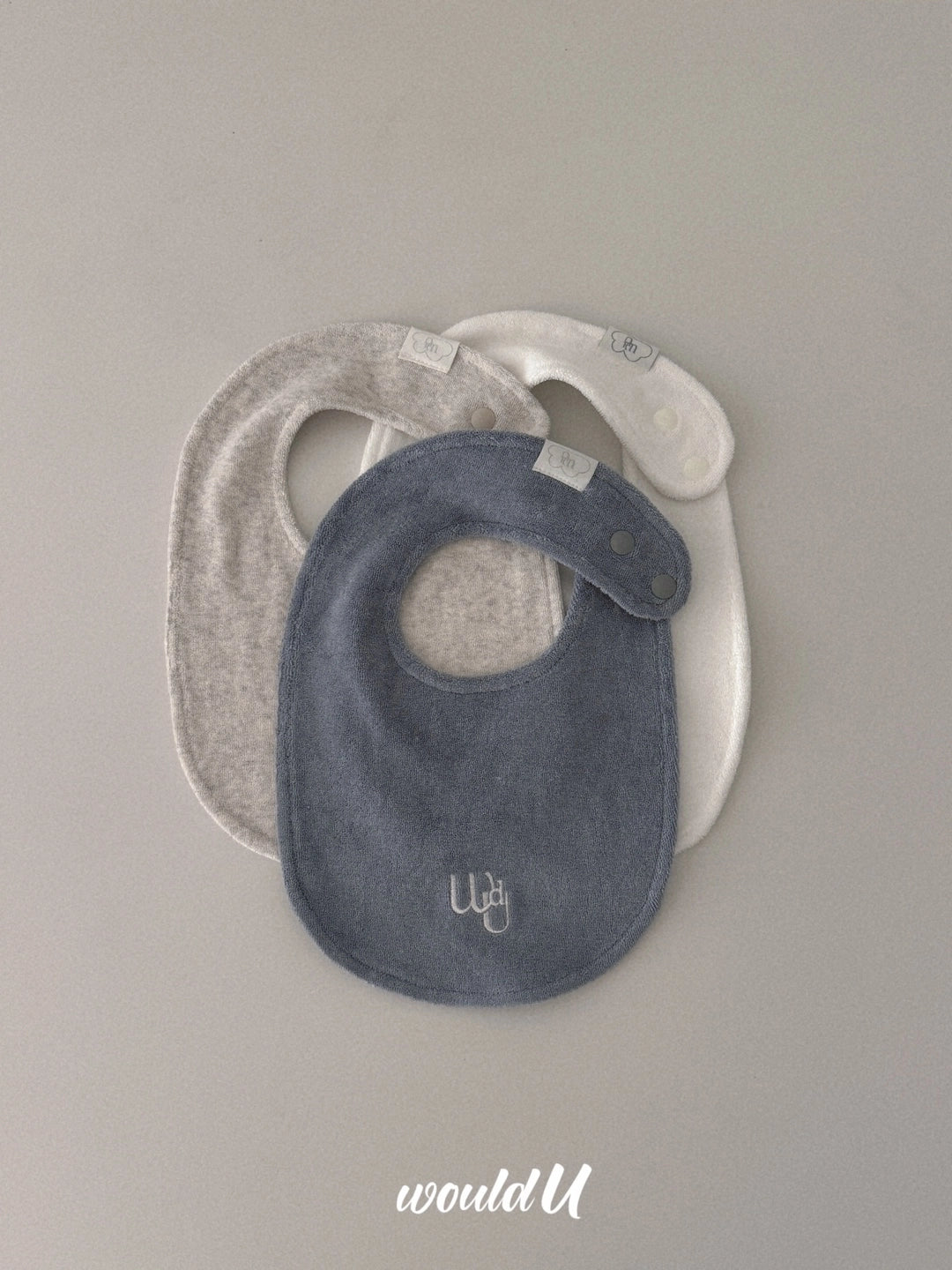 【オーダー会】cloud terry bibs [wouldU]【2025年10月中旬以降順次お届け予定】