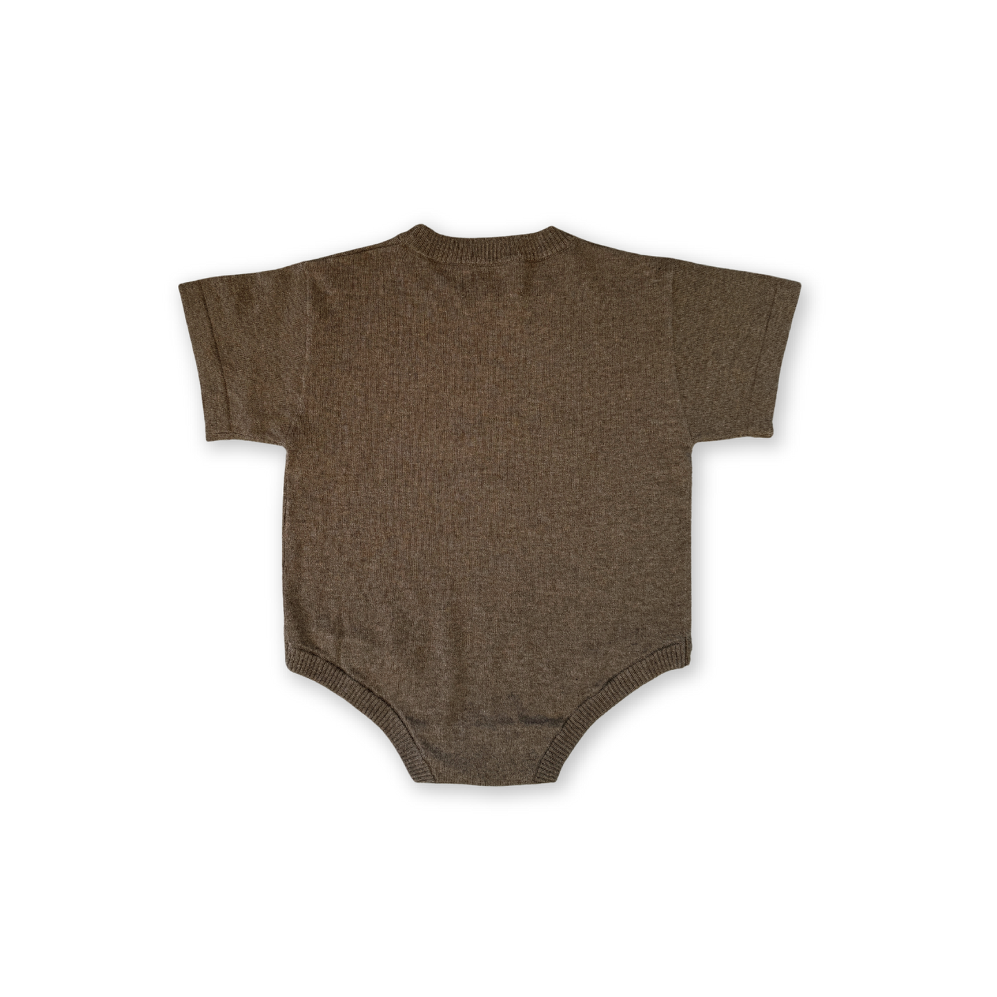 Organic Sardine Oversized Romper - Mud [GROWN] (25HOL)