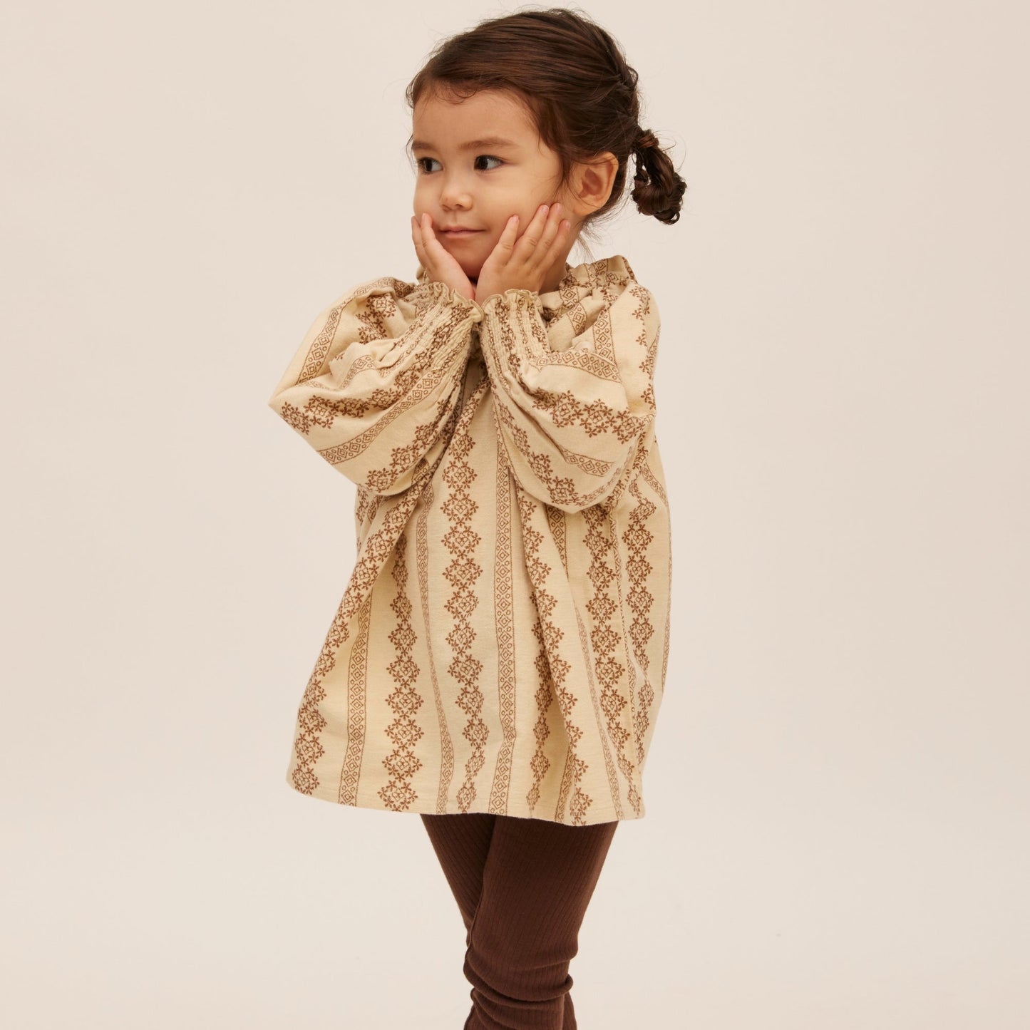 Blouse E5 - Beige