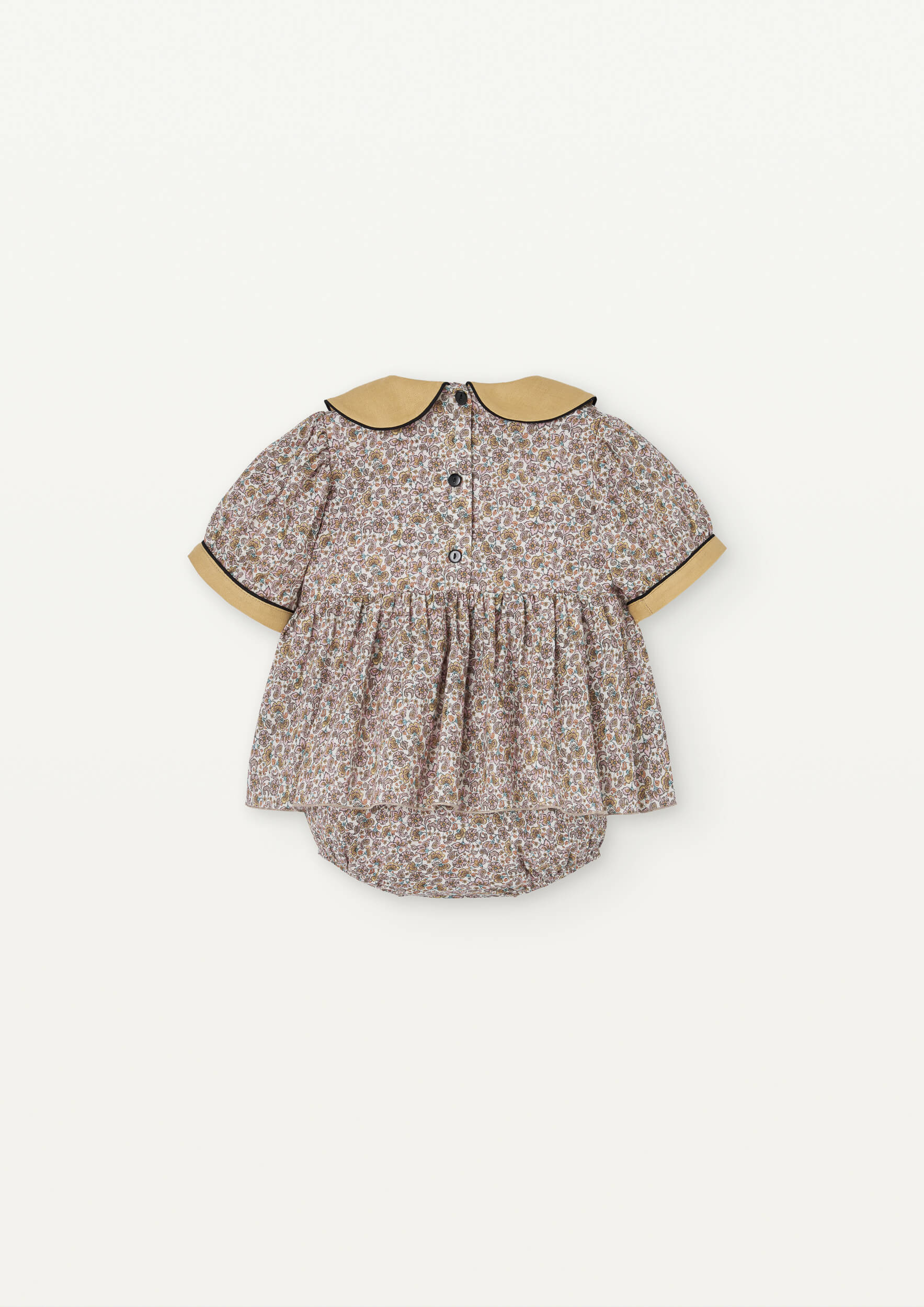 9/15まで 新品papier 25AW Lily sailor rompers VTG Lily Kids Overall Romper Blue Nautical Ancors Sail Boats